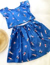 Ready Made Swimmers Crop Top/Laura Skirt Set with Free Postage 