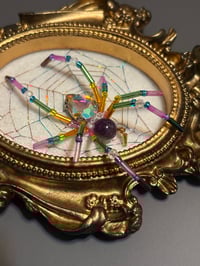 Image 3 of Amethyst Rainbow Widow in Gold