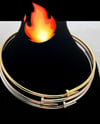 Cartier gold plated nail chocker 
