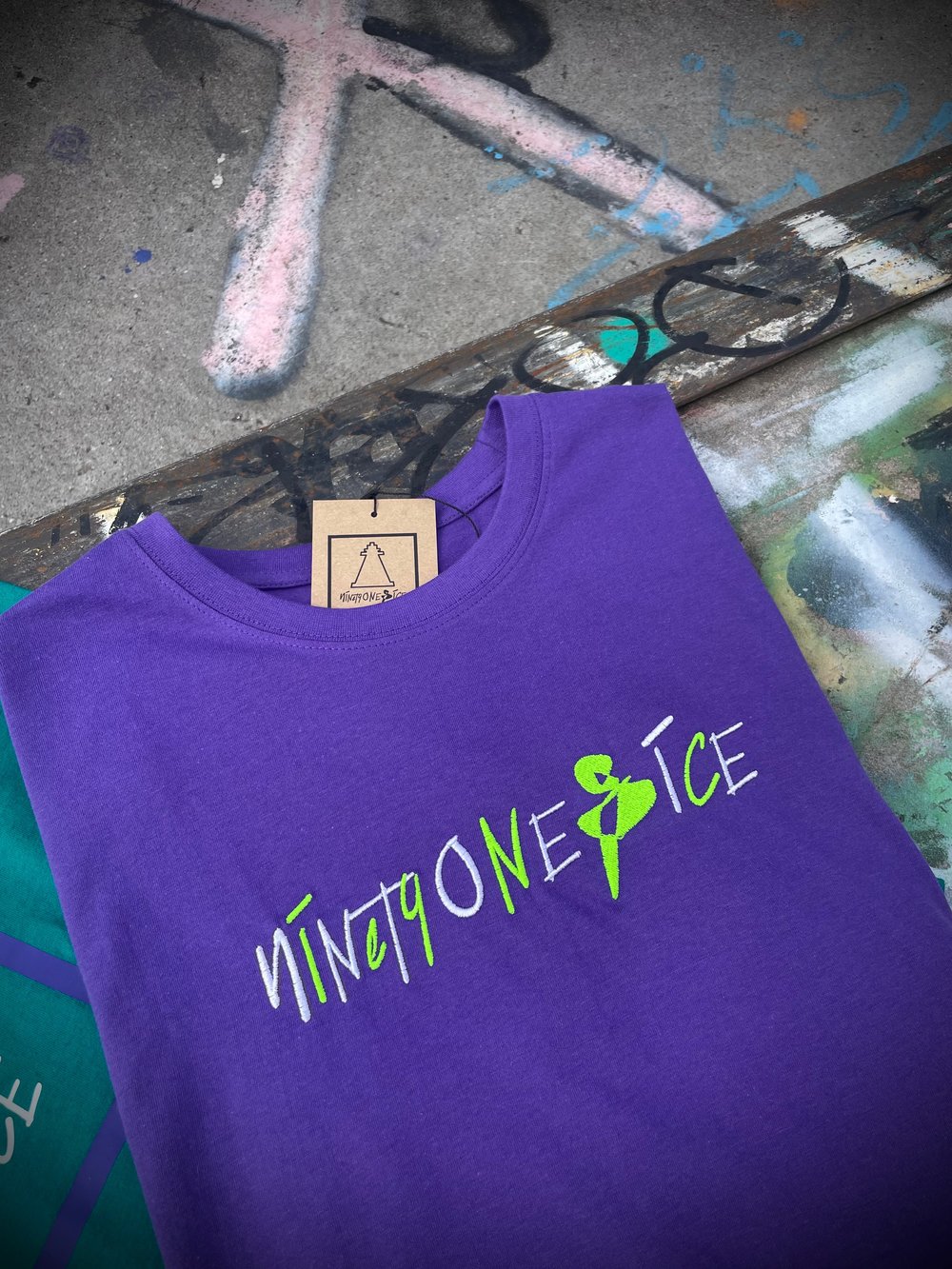 Image of Purple Script Tee