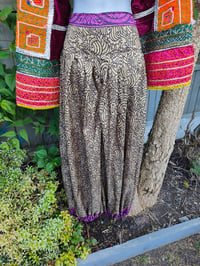 Image 2 of Milan Hareem/ Bloomer/ Balloon trousers with matching head scarf -dark pink upto 14 uk