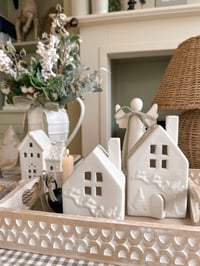 Image 4 of SALE! White Christmas Cottages ( Set or Singles )