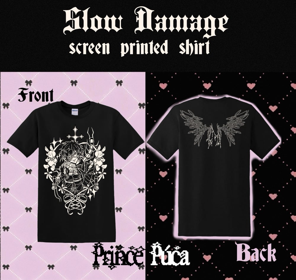 Image of [PREORDER] Slow Damage Towa Screen Printed Shirt 