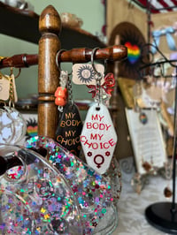 Image 1 of My Body My Choice Keychains