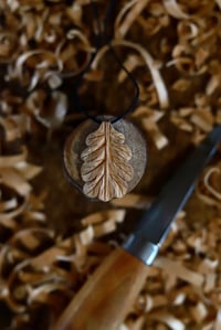 Image 1 of Oak leaf pendant ~
