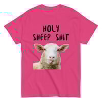 Image 4 of Unisex classic tee, Holy Sheep Shirt | Funny Sheep Humor Graphic Tee