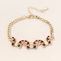 Image 2 of Red Butterfly Virgen Bracelet