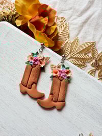 Image 3 of Floral Cowboy Boots