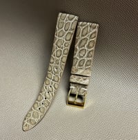 Image 1 of Sand Crocodile Flank Watch Strap