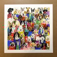 Dogs in Jumpers - 30x30 Giclee Print