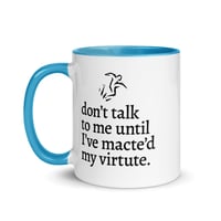 Image 3 of Macte Virtute Mug with Color Inside