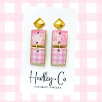 Pink Toile + Gingham