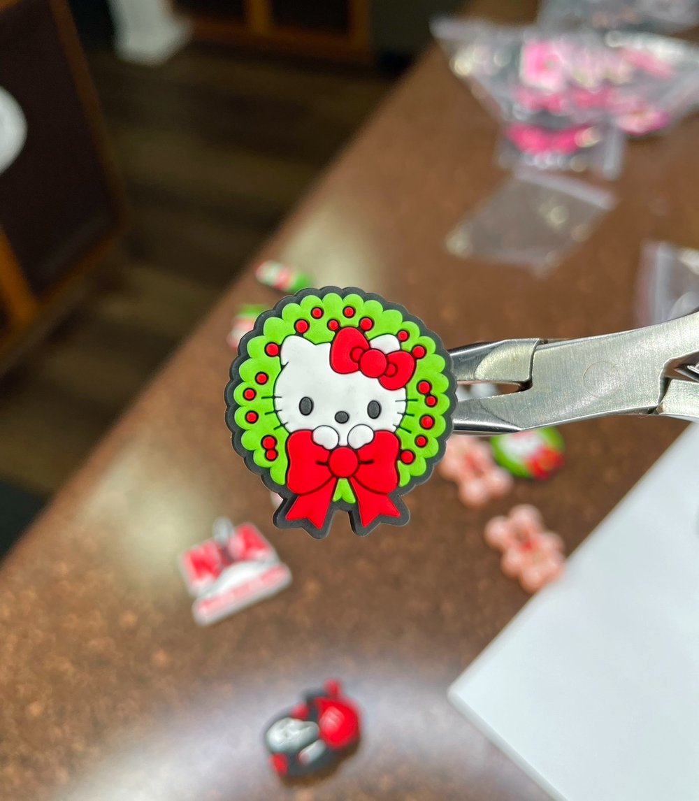 Hello Kitty Christmas croc charms