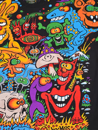 Image 5 of Hand Signed Black Zidzoii (All Over) T-Shirt 9/2025 Release. With 1/1 Certificate of Authentication