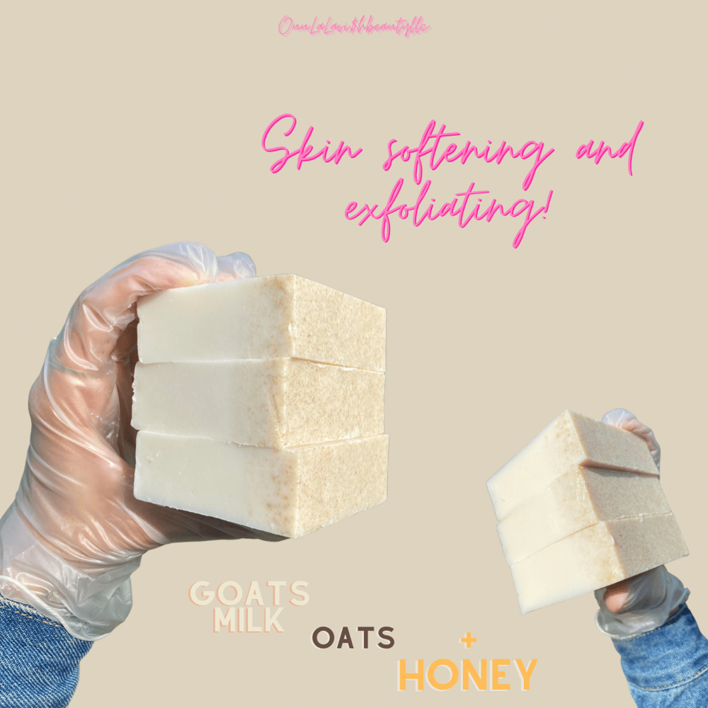 Goats Milk Oats And Honey Soap Bar