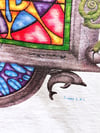 Rare Jerry Garcia Band ‘Stained Glass’ T-Shirt - Size XL