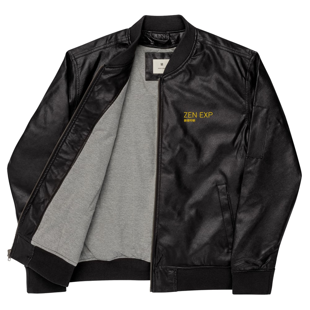 ZEN EXP - Yen Leather Bomber Jacket