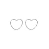 Silver Heart III Earrings