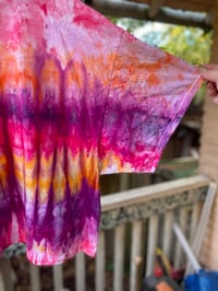 Image 6 of 4XL Crop Top Godzilla Be Gay Do Crime Tie Dye Shirt M15