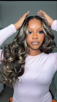 Image 3 of glueless balayage closure wig (has layers)