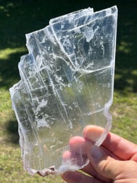 Image 3 of Transparent Selenite Slab #2584