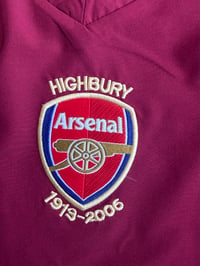 Image 3 of Arsenal Highbury 2005-06 Jersey O2 Nike Burgundy – New With Tags