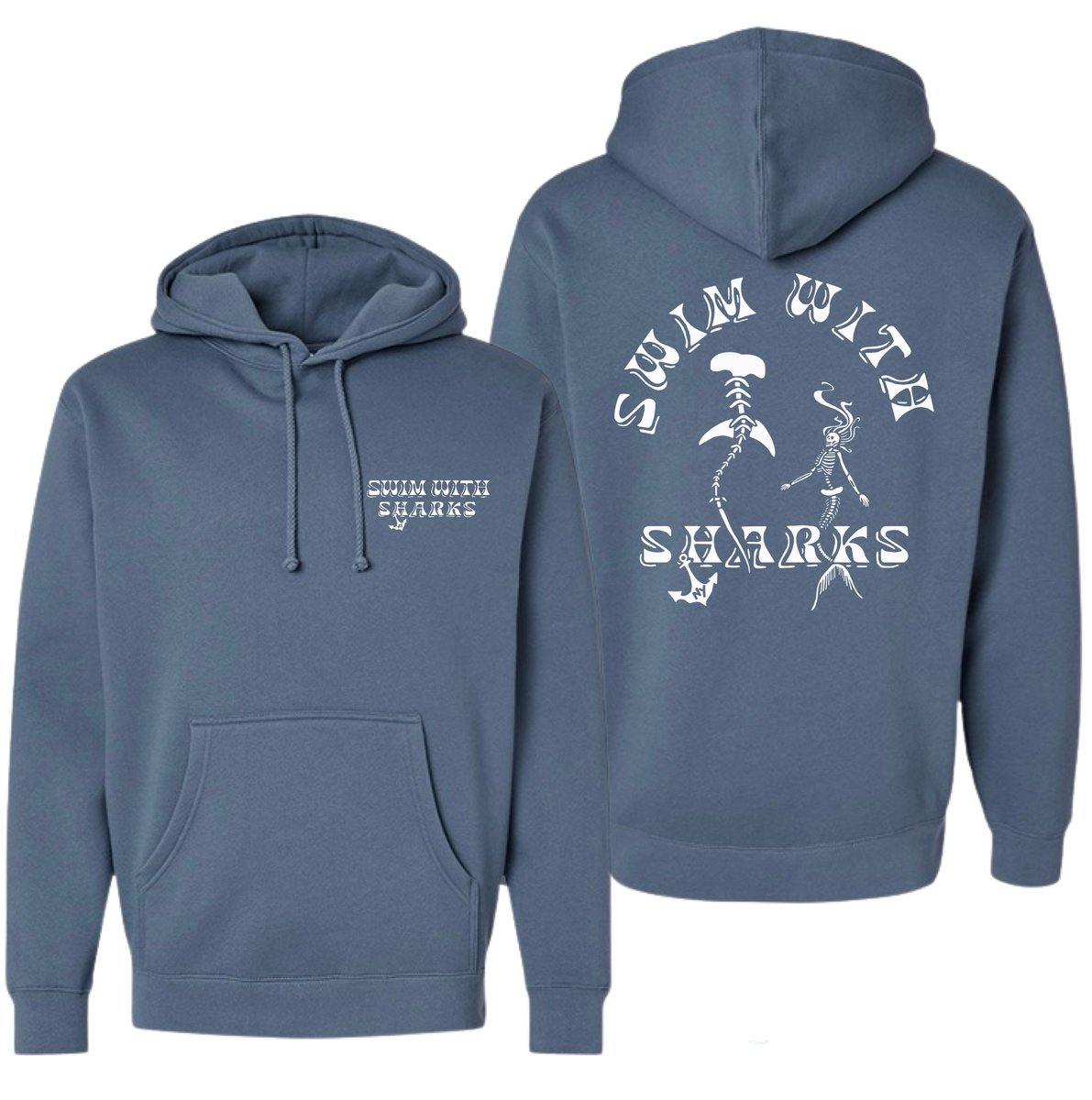 Sink or Swim Hoodie Ocean Swim With Sharks1