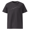 Monte Bianco PULSE T-shirt in Cotone Organico Unisex Antracite / white