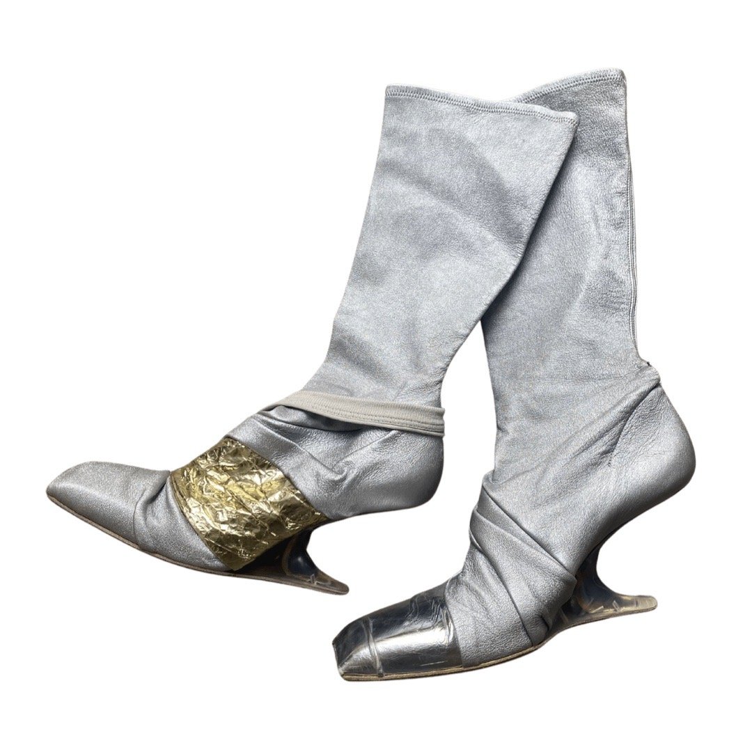 Rick Owens SLIVER SOCK BOOTS オープントゥー-