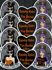Image 2 of Ghouls in the Park- Laminated Sticker Pack