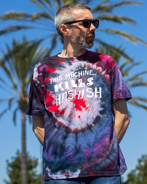 Image of ‘THIS MACHINE…’ Dyed Graphic Tee