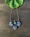 Image of Geranium Leaf "U" Pendant Rosecut Peridot Singapore Chain