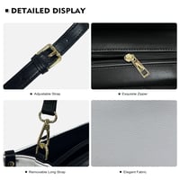 Image 4 of Women's PU Leather Plumeria Pastel Print Handbag