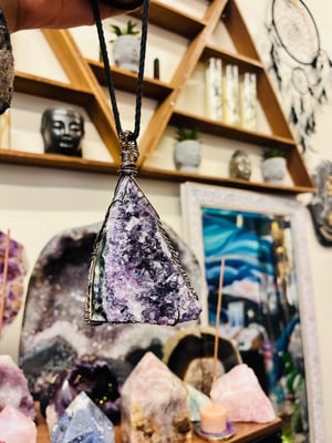 Image of Huge amethst necklace 