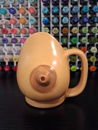 Image 1 of Vintage Ceramic Breast Cup For Creamer 