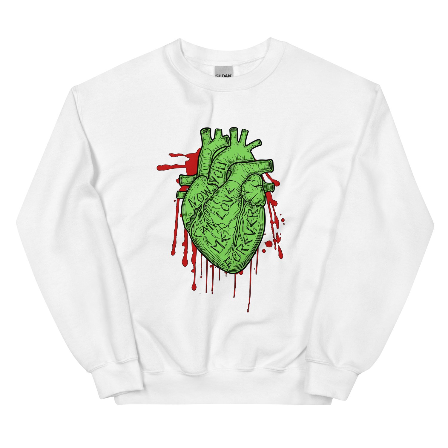 Image of Officially licensed mean one heart Unisex Sweatshirt