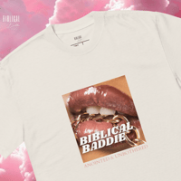 Image 1 of ‘Anointed & Unbothered’  Oversized faded Tee
