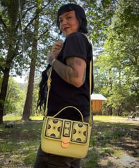Image 3 of Hand painted yellow purse 