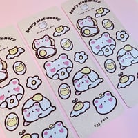 Image 1 of Egg Pals Holographic Vinyl Sticker Sheet