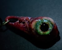 Image 3 of Dripping Eye, Green Glow in the dark, Flash reflective pupil