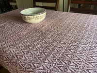 Image 3 of Maltese Cross 100% Cotton Handwoven table cloth