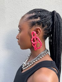 Image 2 of pink cursive set 