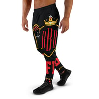 Image 4 of BossFitted Black and Red Men's Joggers