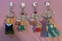 Image 2 of Chirstmas Calico Critter Keychain₊˚ෆ