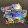 treasuringz holographic sticker