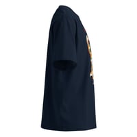 Image 3 of Unisex organic oversized high neck t-shirt