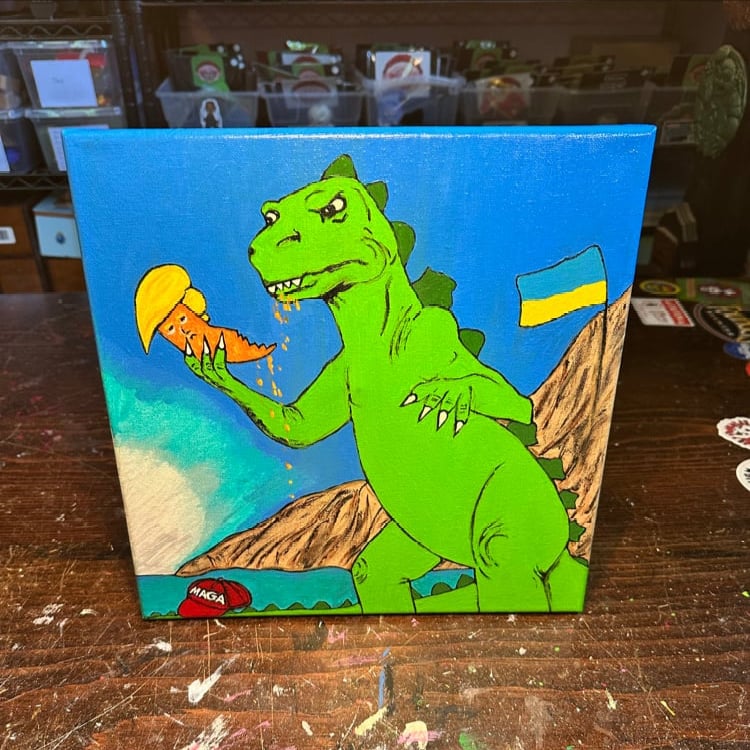 Godzilla VS MAGA Cheeto