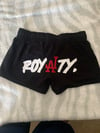 Royalty booty shorts red