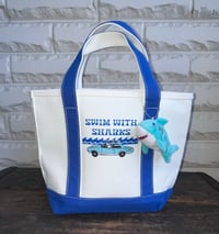 Mini Surfer Shark Tote