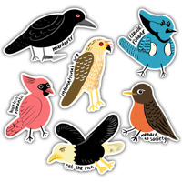 Image 1 of Bird Meme Stickers